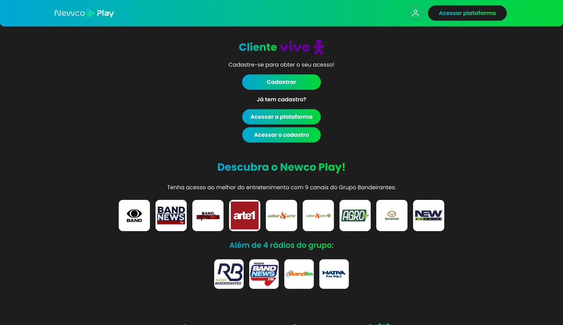 Vivo Newco Play — parceria estratégica de distribuição
